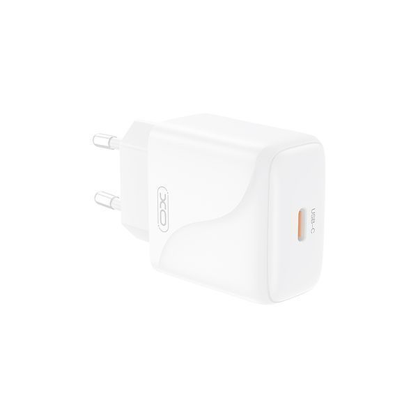 Сетевое зарядное устройство XO L141 Single USB-C 20W + Type-C кабель белый storm_group__XO-L141+C фото