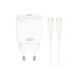 Сетевое зарядное устройство XO L141 Single USB-C 20W + Type-C кабель белый storm_group__XO-L141+C фото 1