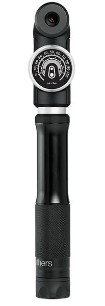 Мінінасос Crankbrothers STERLING SG, алюмінієвий, з манометром, smart head,100 psi / 7 bar, чорний VLPL-PUM-72-05 фото