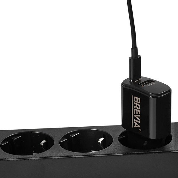 Сетевое зарядное устройство Brevia ePower PD25W USB-C+USB-A черный 45025CAB storm_group__45025CAB фото