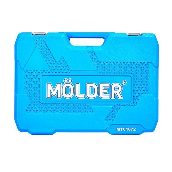 Професійний набір інструментів в кейсі M&Ouml;LDER 1/2", 1/4" 72 T, CR-V, 72од. storm_group__MT61072 фото