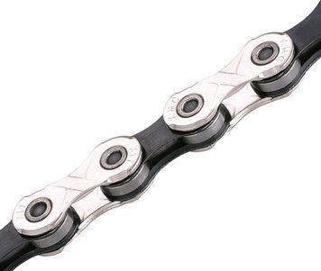 Цепь инд. 114 зв. 1/2x11/128 KMC X11-1 silver/black VLPL-CHA-62-67 фото