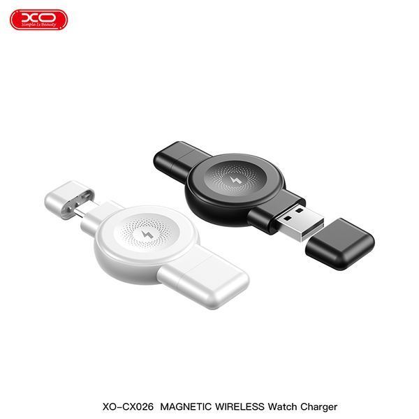 Беспроводное зарядное устройство XO CX026 Watch Wireless Charger Apple/Samsung USB/Type-C белый storm_group__XO-CX026-White фото