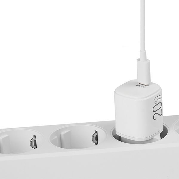 Мережевий зарядний пристрій Brevia ePowerGaN PD20W USB-C білий 44020GCW storm_group__44020GCW фото