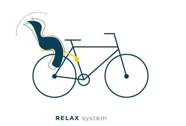 Сидіння задн. Bellelli Little Duck Relax до 22кг (срібло з чорним) SAD-25-68 фото