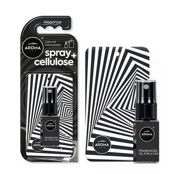 Ароматизатор Aroma Car Spray 20мл & Cellulose - Elegance для салона авто 11900 storm_group__11900 фото