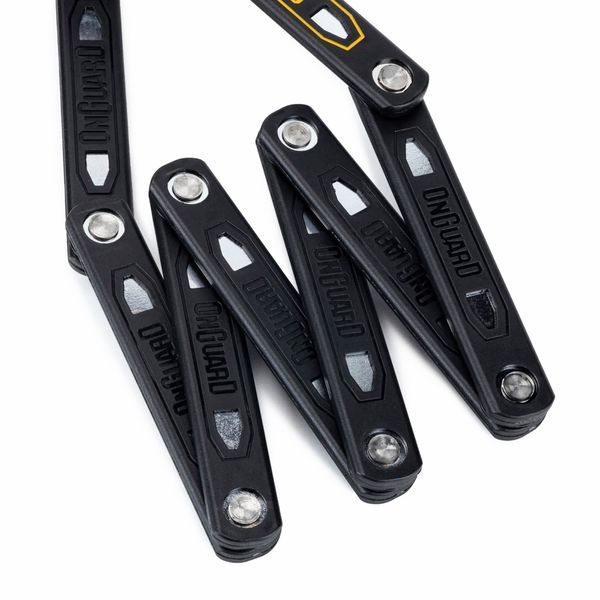 Замок складаний Onguard K9 Heavy Duty, 112см, прогумований короб-тримач на раму, 5 ключів LCK-67-03 фото