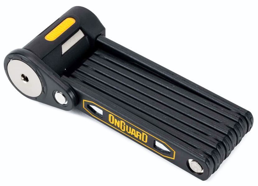 Замок складаний Onguard K9 Heavy Duty, 112см, прогумований короб-тримач на раму, 5 ключів LCK-67-03 фото