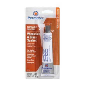 Герметик Permatex Flowable Silicone Windshield & Glass Sealer силиконовый холодного отверждения 42г storm_group__81730 фото
