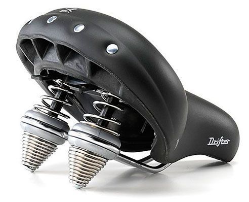 Седло Selle Royal Premium DRIFTER, Royalgel, обивка Strengtex, 270х245мм, 1160г, хромированные рейлы и пружины, unisex, чёрное 5111UDTC95301 SAD-10-09 фото