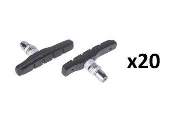Гальмівні колодки ONRIDE Vice, V-brake 72 мм, чорні (полібег), 20 пар, ОЕМ VLPR-2526116103419 фото