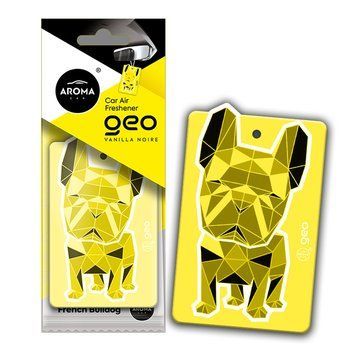 Ароматизатор Aroma Car Cellulose Geo Dog - Yellow Vanilla Noire сухий, 12077 storm_group__12077 фото