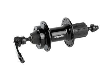 Втулка задня ONRIDE Hub 20R, під касету, HG, 32 отвори, disc, кульки, 135 QR, чорна VLPR-2526116104016 фото