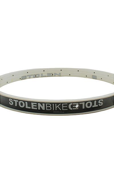Обід 20 подвійний білий "BMX" STOLEN Revolver 36Н Б/К (під диск.гальма) з фліпером WSTV-07-109 фото