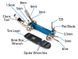 Мультитул Park Tool IB-3 I-Beam 1.5/2/2.5/3/4/5/6/8, Т25, отвёртка, выжимка цепи, борт. лопатка TOO-B9-02 фото 3