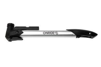 Насос компактний ONRIDE Blast алюмінієвий, 27см, з манометром макс.тиск 120PSI голівка під FV/AV 69311100019 фото