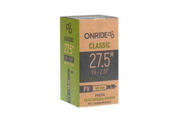 Камера ONRIDE Classic 27,5"x1.9-2.35" (584x50-60) FV 48 RVC - розбірний ніпель VLPR-2526116102902 фото