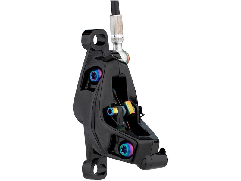 Тормоз передний SRAM G2 Ultimate Carbon дисковая гидравлика 4 поршня гидролиния 950 мм чёрный A2 VST-00.5018.160.004 фото