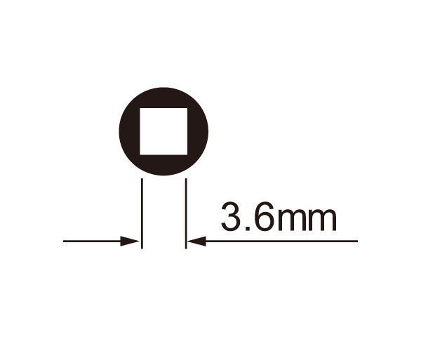 Ключ Ice Toolz 12D7 для спиць 3.6mm з Т-подібною ручкою під квадратний ніпель TOO-47-29 фото