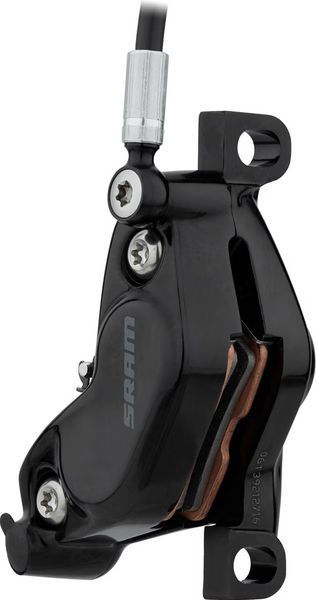 Тормоз задний SRAM Code Silver Stealth дисковая гидравлика 4 поршни гидролиния 2000мм черный C1 VST-00.5018.228.001 фото