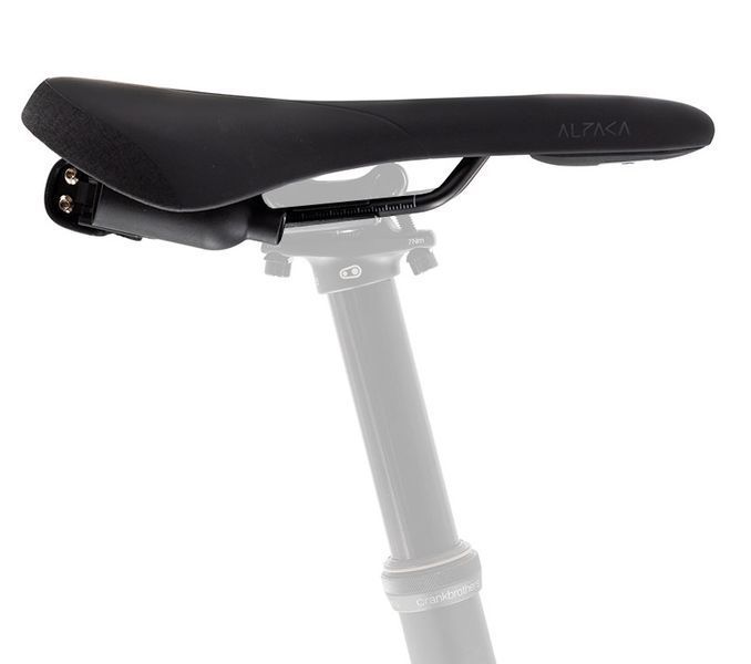 Сідло Fizik Terra Alpaca X5 + carriage kit - 145mm, All-mountain, Enduro, 372гр, black SAD-37-29 фото
