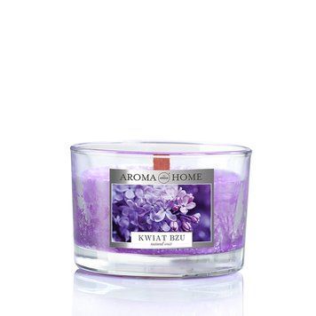 Ароматическая свеча Aroma Home Natural Waxes Candle LILAC FLOWER 115 г storm_group__83666 фото