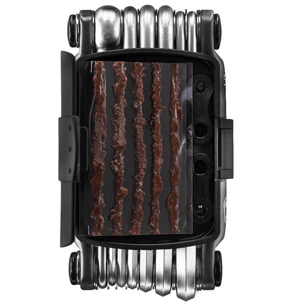 Мультитул Crankbrothers M13, 2/2.5/3/4/5/6/8мм, T10, T25, Phillips #1 #2, flat #2, інструмент для безкамерних шин, чорний VLPL-TOO-32-08 фото