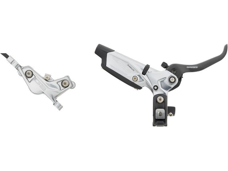 Гальмо заднє SRAM G2 Ultimate Carbon Ti дискова гідравліка 4 поршні гідролінія 2000 мм сріблястий A2 VST-00.5018.160.001 фото