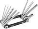 Мультитул Crankbrothers M10, 2/2.5/3/4/5/6/8мм, T25, Phillips #2, flat #2, чорний TOO-02-76 фото 1