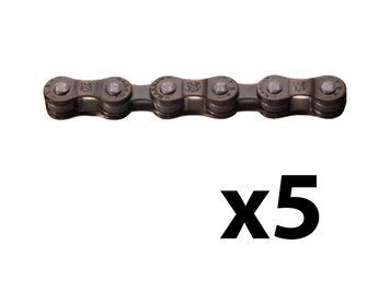 Ланцюг ONRIDE P52 7/6 швидкостей 116 ланок Brown + замок, 5 шт. VLPR-2526116104452 фото