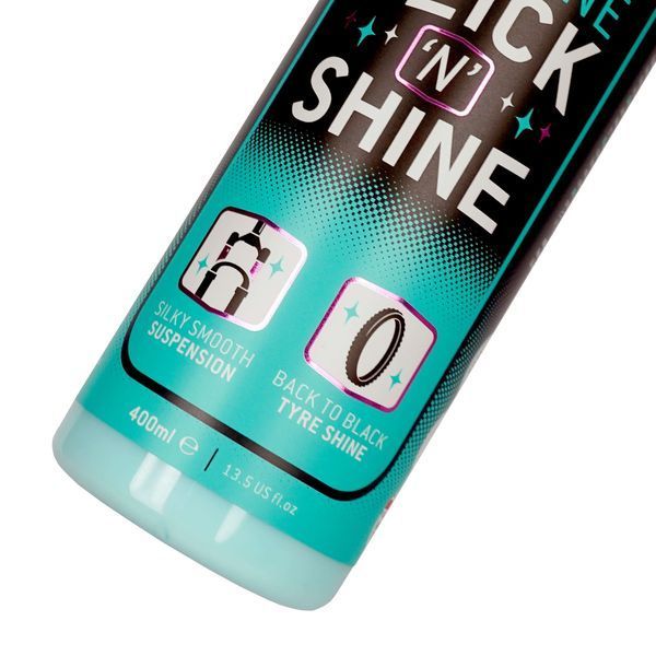 Силіконовий захист і блиск Weldtite 03042 Silicone Slick 'N' Shine для ніг вилок та покришок, спрей, 400мл VLPL-LUB-49-48 фото