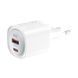 Сетевое зарядное устройство XO CE21 PD30W/PPS33W 1USB-A+1USB-C + Lightning кабель белый storm_group__XO-CE21+L фото 2
