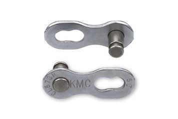 Замок ланцюга KMC 7/8R Silver EPT 8/7/6 шв. (7,3мм/KMC/Shimano), 1 замок (polybag) VLPR-WC78EPTR0-1 фото