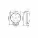 Фара світлодіодна Brevia EPISTAR Spot 10-30V, 18W (6x3W), 1320Lm, 1шт 10621RSX1 storm_group__10621RSX1 фото 2
