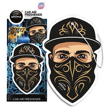Ароматизатор Aroma Car Cellulose STREET ART - Mask storm_group__83268 фото