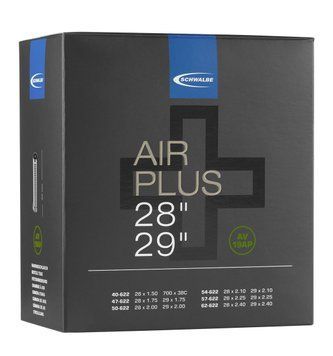 Камера 28/29" (40/62-622) Schwalbe AV19AP AIR PLUS IB AGV 40mm TUB-01-31 фото