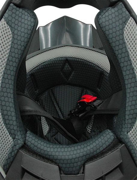 Шолом, закритий крос/ендуро (XL) (60-61) АТV Forsage Rider 027 чорно-салатовий матовий з дашком + окуляри 119240932 фото