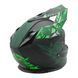 Шолом, закритий крос/ендуро (XL) (60-61) АТV Forsage Rider 027 чорно-салатовий матовий з дашком + окуляри 119240932 фото 3