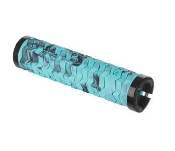 Ручки на кермо з двома замками KLS Poison Double LockOn бірюзовий/чорний VLPR-8585053843917 фото
