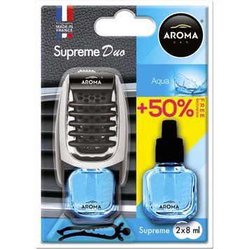 Ароматизатор Aroma Car Supereme Duo Slim Aqua, 8 мл storm_group__92253 фото