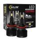 Автолампа Solar LED H8-H11-H16 12/24V 130W 11000Lm 6500K CSP3570 2шт 8711S2 storm_group__8711S2 фото 1