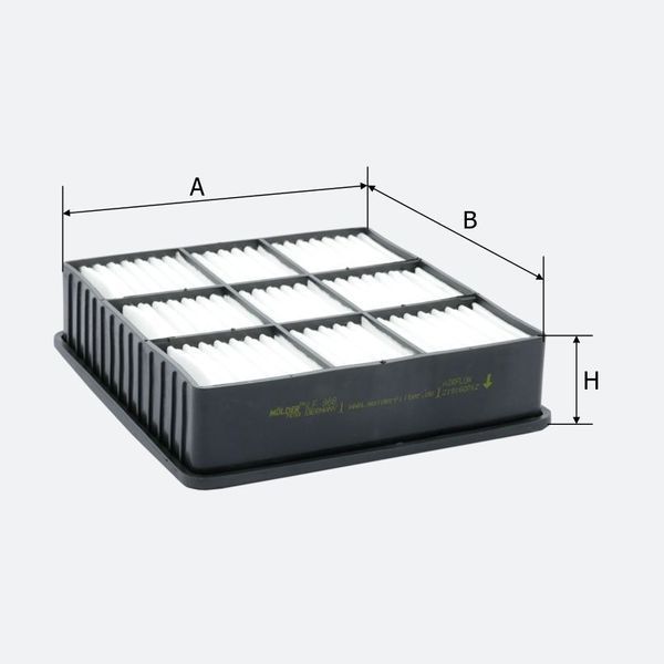 Фильтр воздушный Molder Filter LF 966 (WA6362, LX1076, C21361) storm_group__LF966 фото