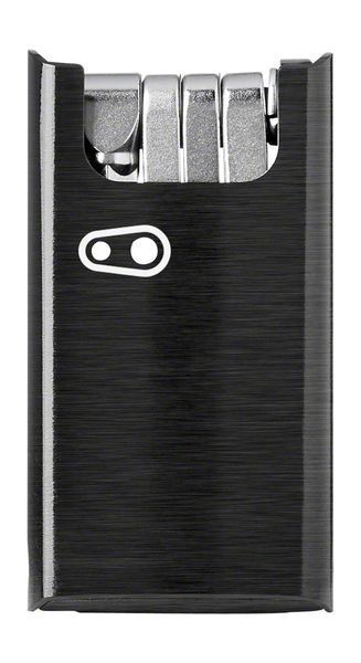 Мультитул Crankbrothers F10+, 2/2.5/3/4/5/6/8мм, T25, Phillips #2, flat #1, металлический кейс с открывалкой, черный TOO-48-20 фото