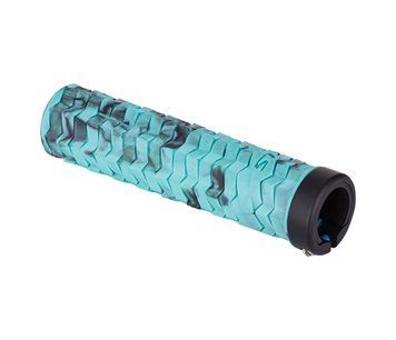 Ручки на кермо з одним замком KLS Poison LockOn бірюзовий/чорний VLPR-8585053843979 фото