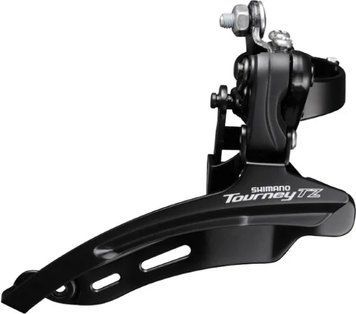 Перемикач перед. верхній хомут н/тяга max-48T под трубу 31,8мм чорний SHIMANO FD-TZ510 VLT-DERF-146 фото
