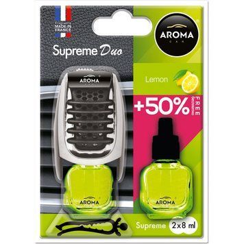 Ароматизатор Aroma Car Supereme Duo Slim Lemon, 8 мл storm_group__92252 фото