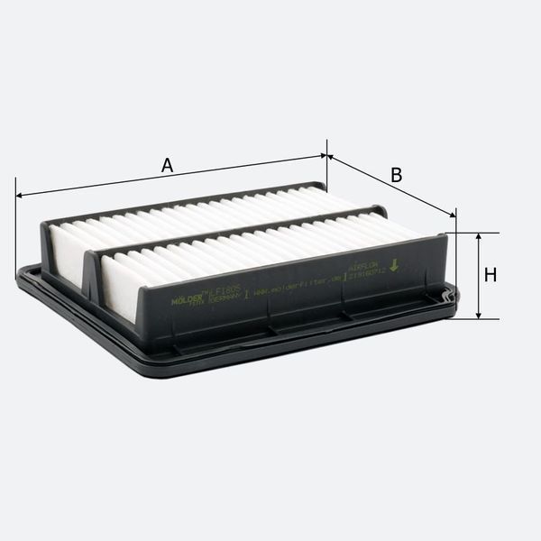 Фільтр повітряний Molder Filter LF 1805 (WA9439, LX1915, C2324) storm_group__LF1805 фото