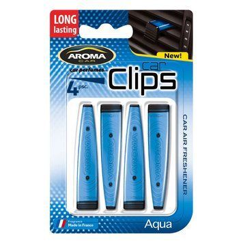 Ароматизатор Aroma Car Clips Aqua, 4x5 г storm_group__92380 фото