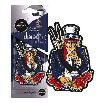 Ароматизатор Aroma Car Cellulose Characters - Uncle John сухий, 12048 storm_group__12048 фото