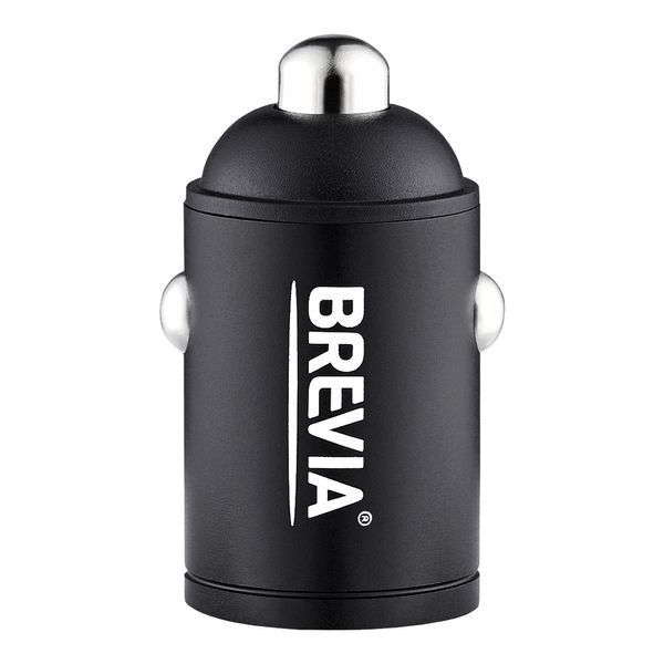 Автомобільний зарядний пристрій BREVIA ePower NanoMetal 40W 2xUSB-C чорний 46040DCMB storm_group__46040DCMB фото